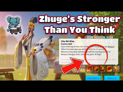 The SECRET About Zhuge Liang's Expertise Strength & Unique Talent Builds [Rise of Kingdoms]