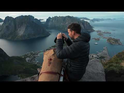 Rolltop Rucksack »Dale« aus Wachs-Canvas mit Leder für Damen & Herren, wetterfest & wasserabweisend