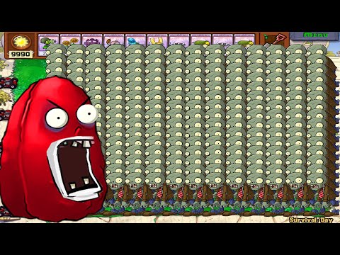Explode-o-nut vs All Zombies | Plants vs Zombies Battlez