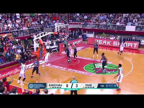 Basketball Champions League - Berk Ugurlu (12 p.) vs PAOK