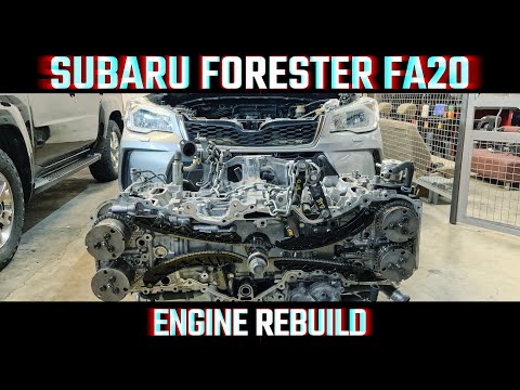 SUBARU FORESTER XT ENGINE REBUILD | OVERHAUL | DIY | TORQUE SPECS | FA20 TURBO