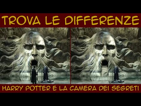 🔎 Trova le DIFFERENZE Harry Potter e la Camera dei Segreti | Ability Test | Rivela i tuoi poteri