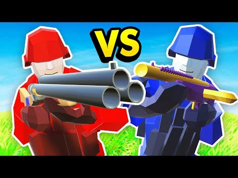 TRIPLE BARREL SHOTGUN vs THANOS RIFLE (Ravenfield Funny Gameplay)