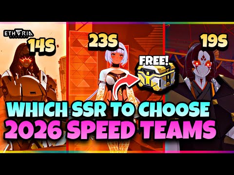FREE SSR SELECTOR | MY 2x UPDATED SPEED FARM TEAMS | ETHERIA RESTART