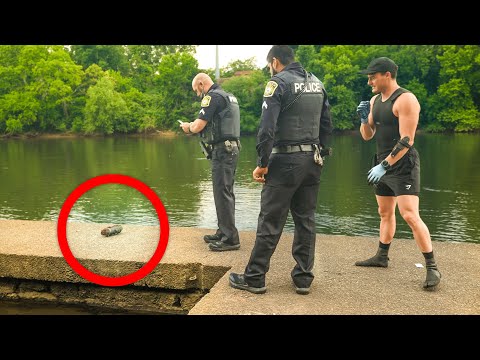 Found 11 Bombs Underwater: Called Police, Then The Military Arrives!