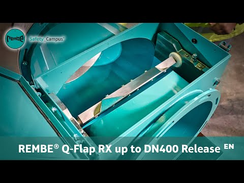 REMBE® Safety_Campus® - unboxed - Q Flap RX™ up to DN400 Unlocking