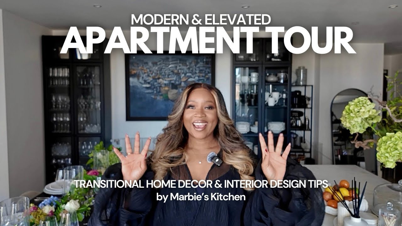 Modern Luxury Apartment Tour: Interior Design Tips & Transitional Home Decor