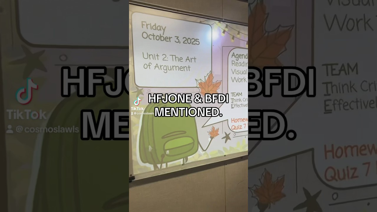 bfdi & hfjONE in SCHOOL 😭😭 #bfdi #hfjone #objectshow #shorts