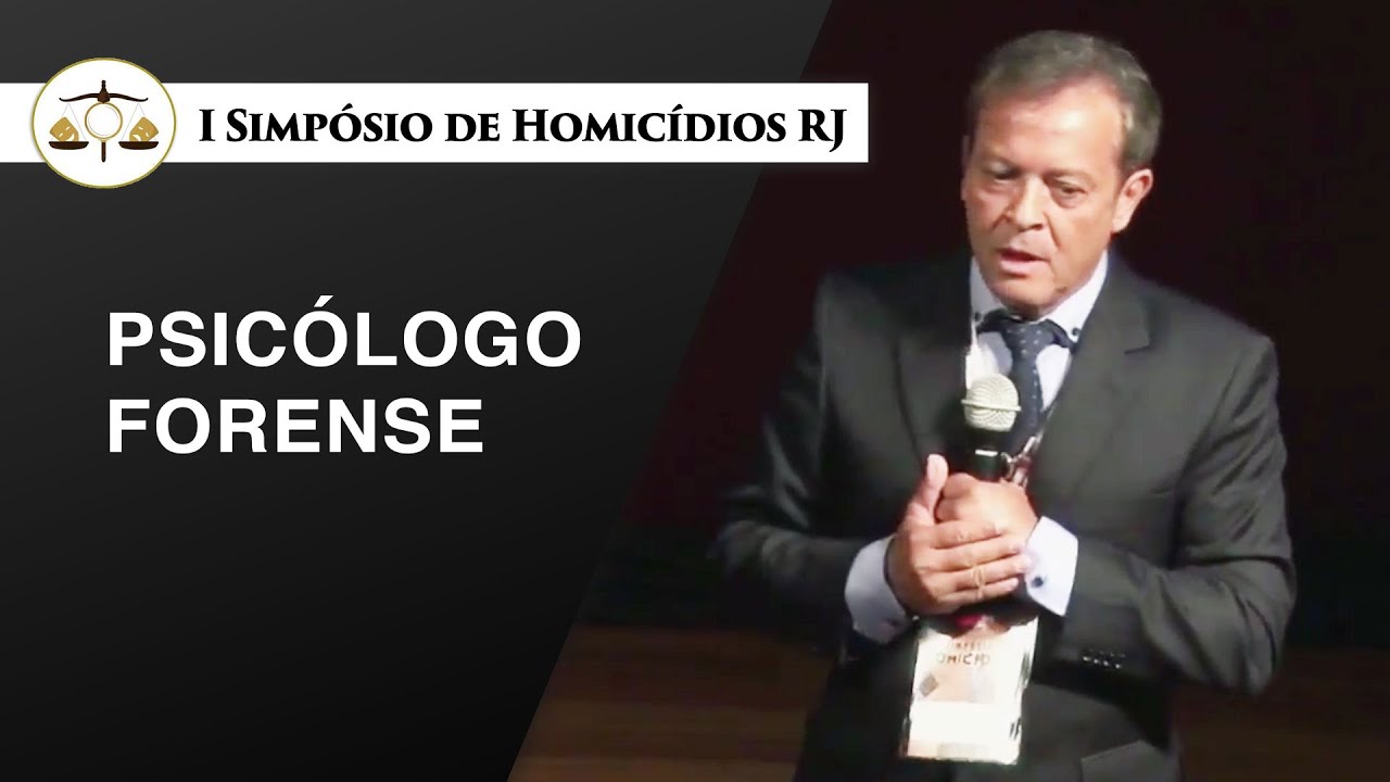 Psicologia Forense - Investigador Gilvan Ferreira no I Simpósio de Homicídios