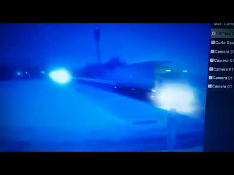 Filmare cu momentul impactului cu cealalta masina Adunatii Copaceni