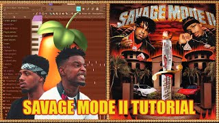 How To Make DARK Melodic Beats Like Metro Boomin for 21 Savage (Savage Mode 2 Tutorial)