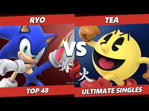 Kagaribi 7 Top 48 - RYO (Sonic) Vs. Tea (Pac-Man) SSBU Ultimate Tournament
