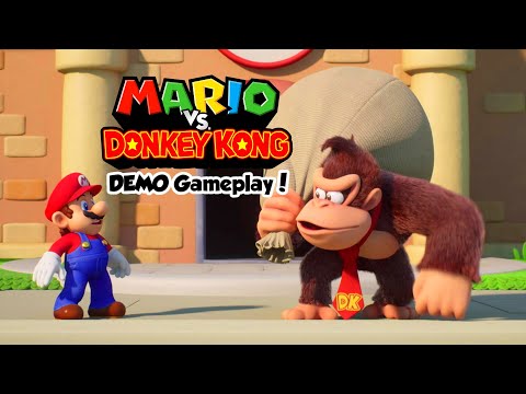 Mario vs Donkey Kong DEMO Gameplay!