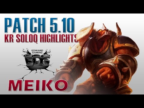 EDG Meiko - Alistar Support - KR SoloQ Highlights