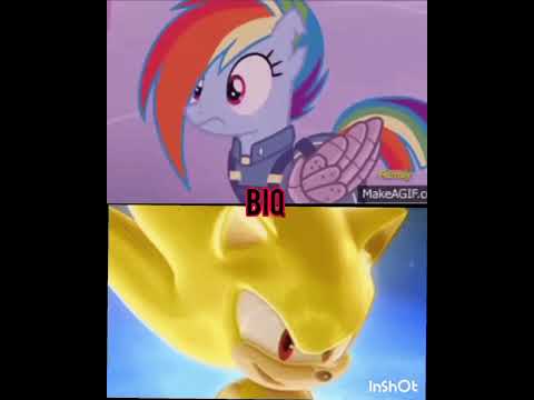Rainbow dash vs sonic all forms 