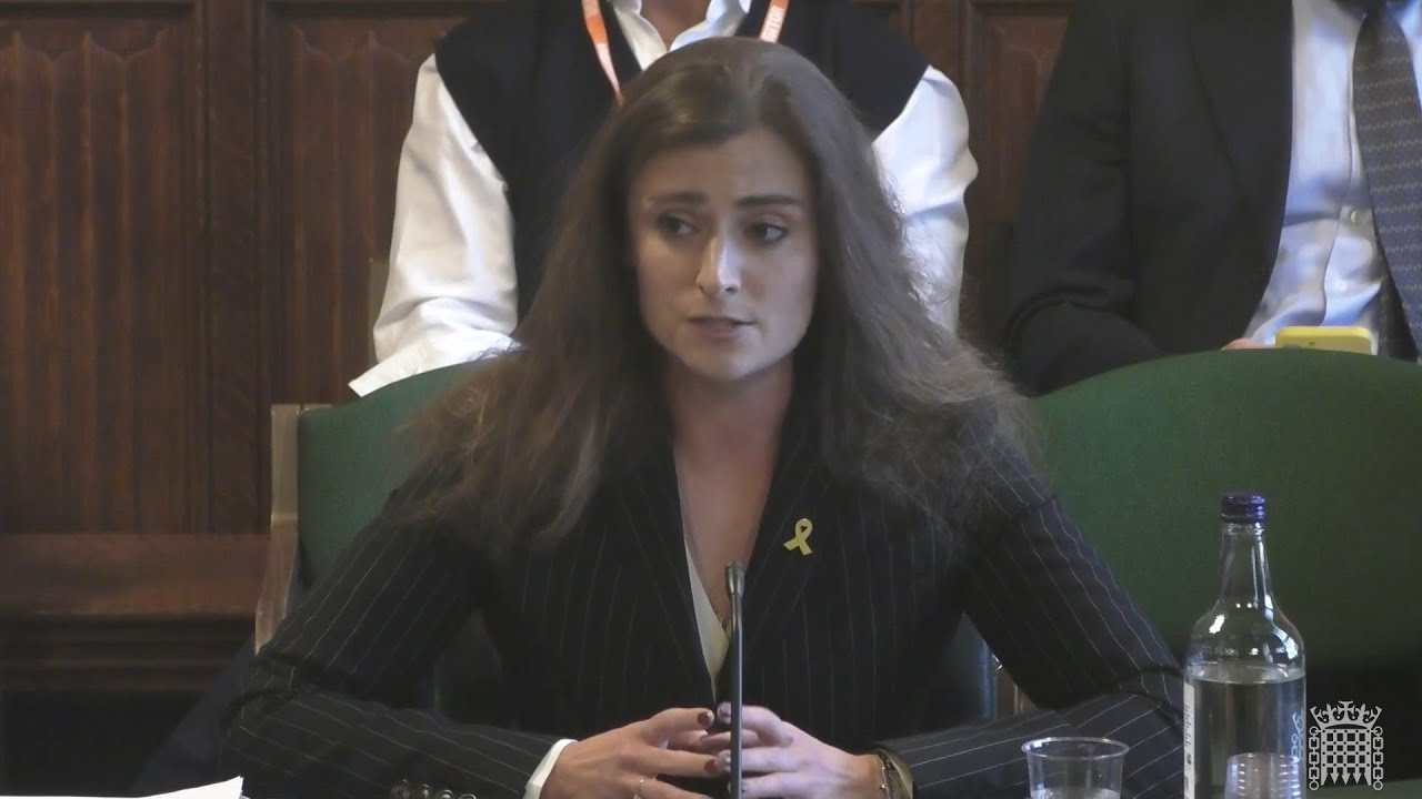 Natasha Hausdorff gives evidence to the House of Commons Foreign Affairs Committee