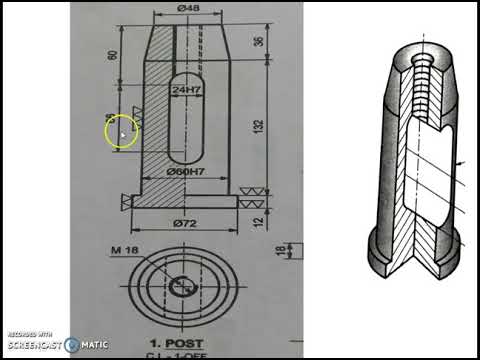 Assembly Of Lathe Tool Post