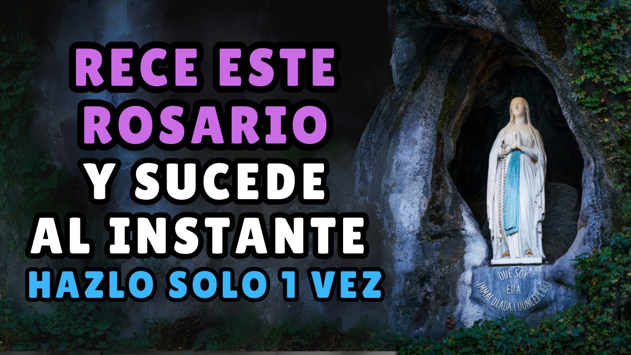 🙏 ¡MILAGRO CONFIRMADO! ROSARIO URGENTE PARA RECIBIR MILAGROS AL INSTANTE (NO LO IGNORES) 🙏