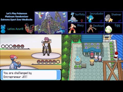 Pokemon Platinum Randomizer Extreme Xpert Ever Wedlocke:  Part 13 - Jill Has a Bug