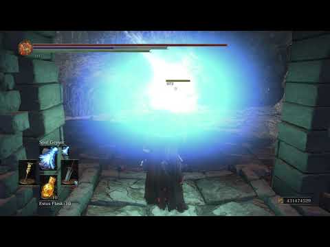 Dark Souls 3 Cinders Mod Sorcery Showcase - Soul Geyser and Crystal Soul Geyser
