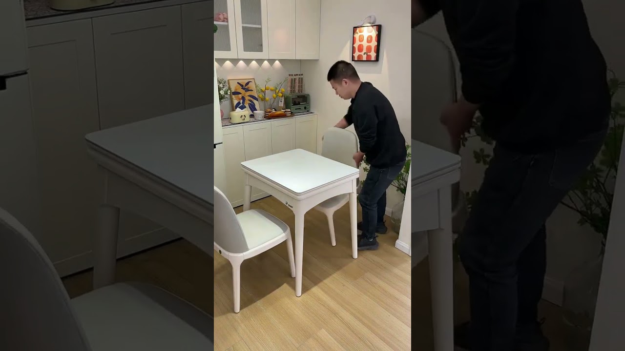 かしこいコンパクトタイプ+小さな部屋にちょうどいい折りたたみテーブル🏠✨