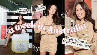 A Week in Australia: Launching Naturium at Sephora! | Sydney & Melbourne Travel Vlog