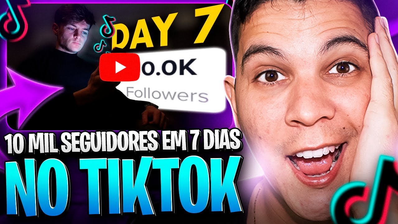 TIKTOK DARK GRINGO: 10 MIL SEGUIDORES EM 7 DIAS PARA MONETIZAR
