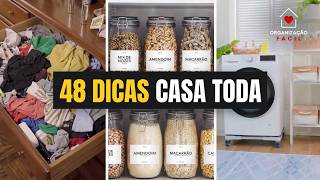 48 DICAS DE ORGANIZAÇÃO QUE VÃO MUDAR SUA CASA