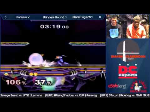 Smash @ Clarendon (11/21/2014) WR1 - Andrew V vs. BlackMagic754