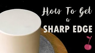 How to Cover Your Cake and Create Sharp Edges | Cherry Basics Tutorials