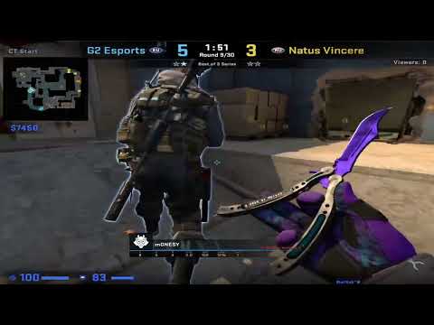 CSGO POV G2 m0NESY (24/16) vs NaVi (mirage) @ IEM Katowice 2022