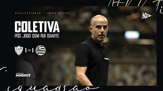 COLETIVA PÓS-JOGO COM RUI DUARTE | ATLÉTICO-MG X ATHLETIC