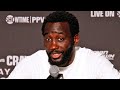 Terence Crawford CLAPS BACK at Derrick James telling his momma dont bring dancing shoes!