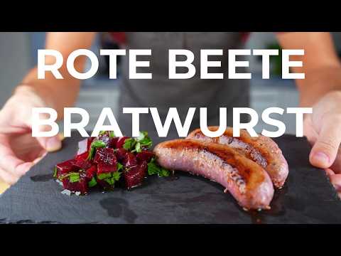 Rote Beete Bratwurst selber machen - eine einfache & leckere Alternative