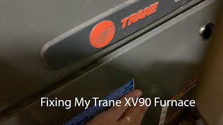 Fixing my Furnace - Trane XV90 Pressure Error - 3 Flashing Red Lights - Easy Fix!