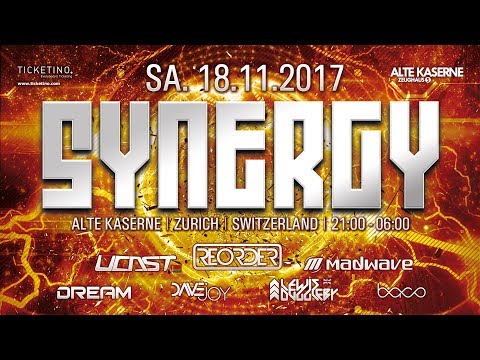 [Teaser] SYNERGY w/ ReOrder, UCast, Madwave & more @ Alte Kaserne, Zurich (18.11.2017)