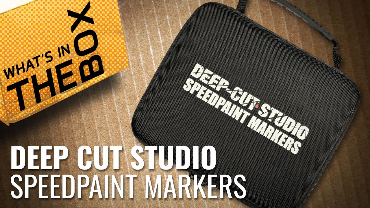 Reviewing Deep-Cut Studio's New Speedpaint Markers! Useful New Painting Tools?