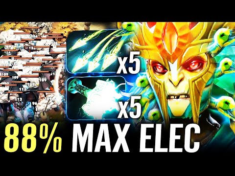 🔥 MEDUSA 5x Mjollnir Modifiers — 88% Chance Electric 5x Split Shot Max Release Hard Carry Dota 2 Pro