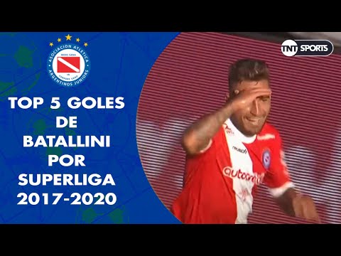Top 5 goles de BATALLINI en Superliga (2017-2020)