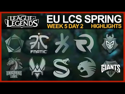 [Highlights] EULCS Spring 2016 W5D2 | OG vs VIT - UOL vs FNC - H2K vs OG - EL vs ROC - SPY vs GIA