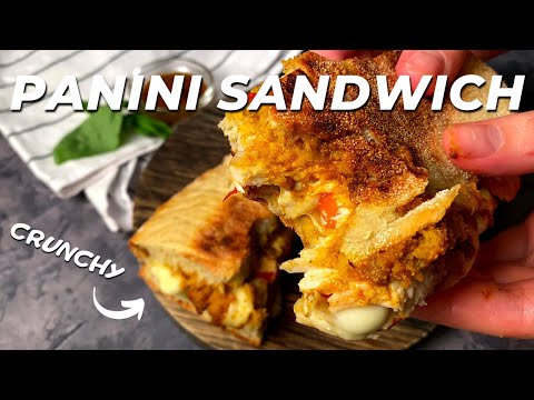 Crispy Italian Panini from Scratch 🥪 How to Make the Best Chicken Mozzarella Sandwich at Home
