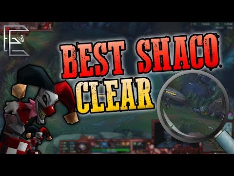 TOP 3 JUNGLE CLEARS FOR SHACO SEASON 8 - Thinking Like a Challenger