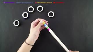 Navratri Series: Navrathri DIY Craft Dandiya Decoration - Style 1