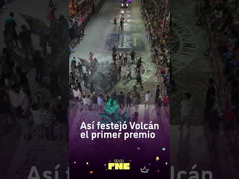 ¡ASÍ FESTEJÓ VOLCÁN EL PRIMER PREMIO! 🏆👏🏻😍