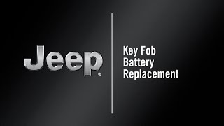 Key Fob Battery Replacement | How To | 2021 Jeep Compass