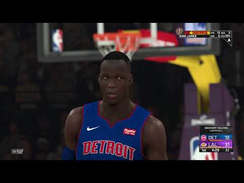 NBA 2K21 MY CAREER EP 44 LAKERS VS PISTONS