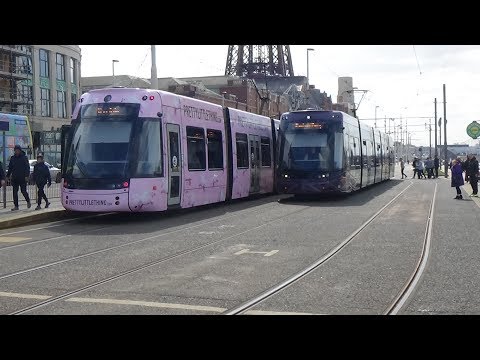Blackpool Flexity & Heritage Trams - 13/04/2019