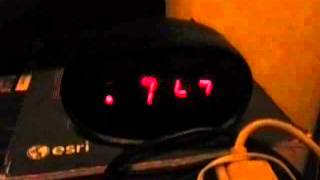 [HIGH SPEED VIDEO] Alarm Clock LED Display Flicker