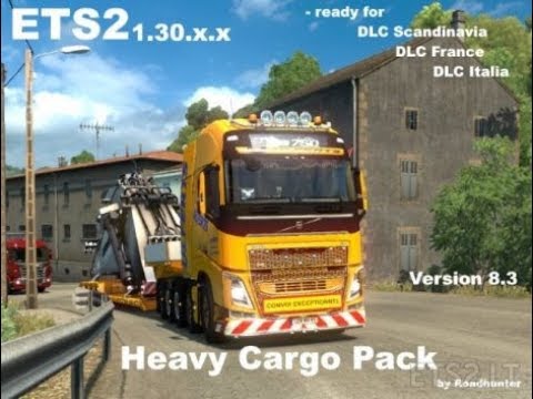 (ETS2 v1.30) 63 Heavy Cargo Pack v 8.3 (Roadhunter)