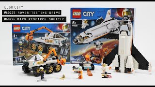 LEGO CITY #60225 Rover Testing Drive & #60226 Mars Research Shuttle X8 Speed Build